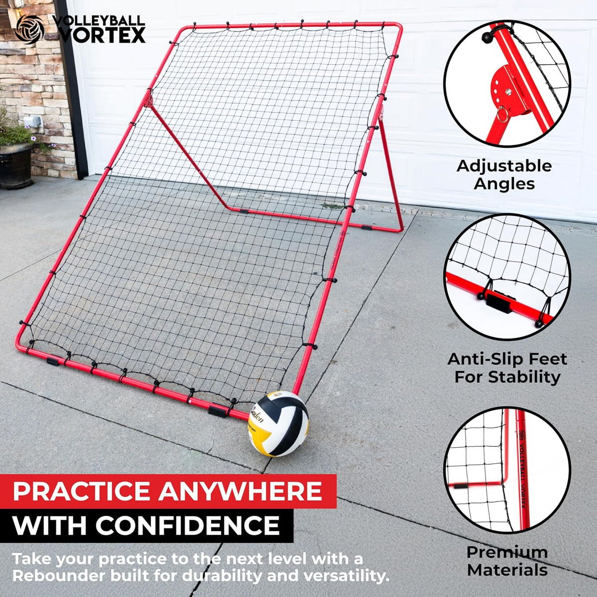 7x5 FT Volleyball Rebounder