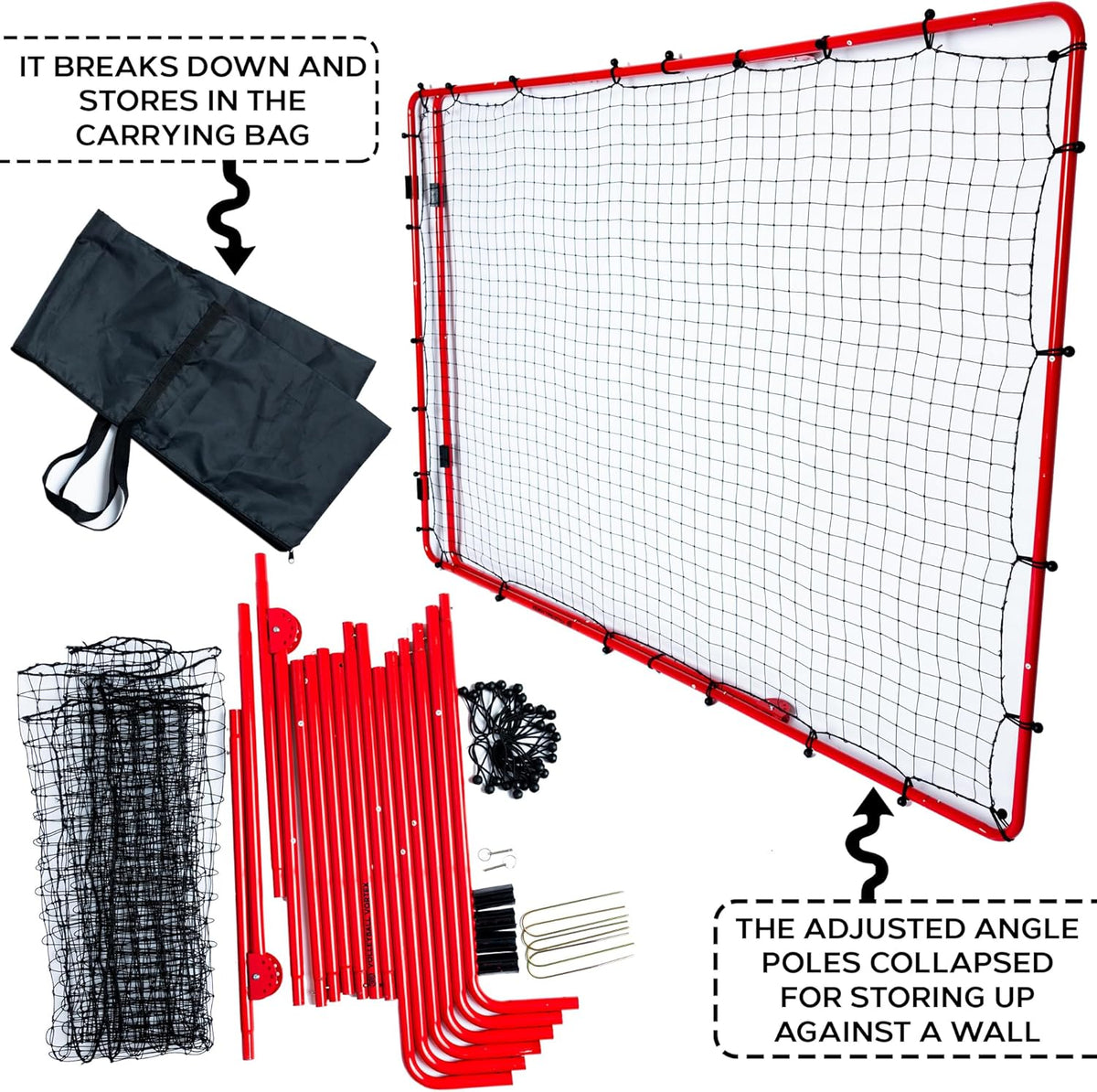 TomCare Volleyball Rebounder Net Volleyball Training TomCare Volleyball Rebounder Net Volleyball Training