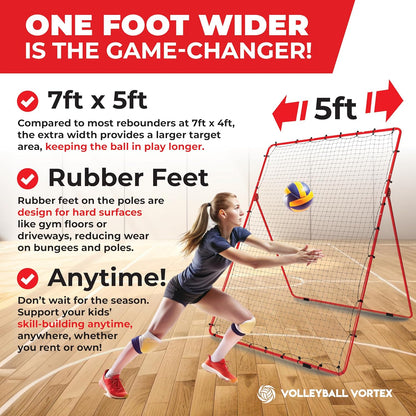 7x5 FT Volleyball Rebounder