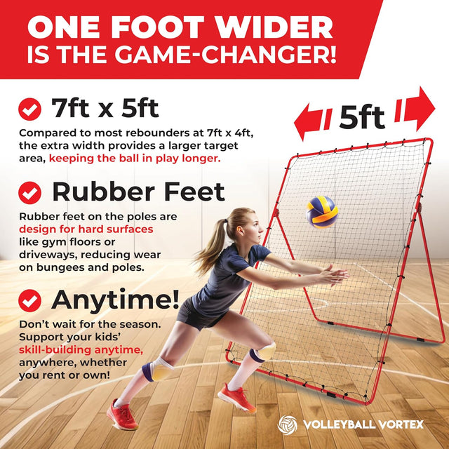 7x5 FT Volleyball Rebounder