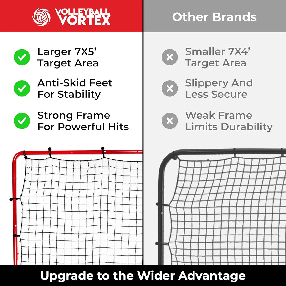 7x5 FT Volleyball Rebounder